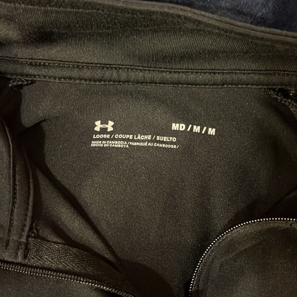 Under Amour Quarter Zip Black - Picture 3 of 4